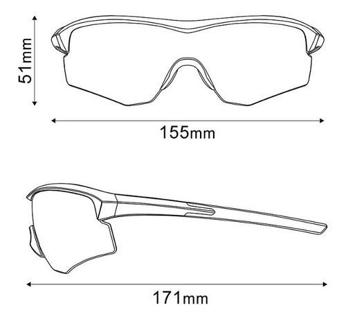 Imagen 3 de 3 de Lentes Gafas Para Ciclismo Shimano Spark Rd
