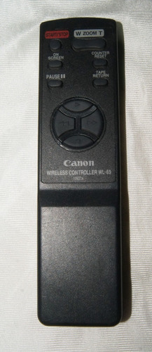 Control Remoto Original Canon Modelo Wl-69