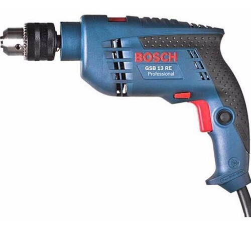 Imagen 3 de 8 de Taladro Percutor Professional Bosch Gsb 13 Re 650w C/maletin