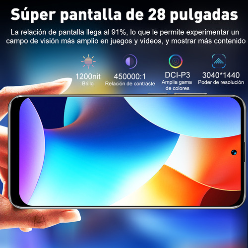 Smartphone Zhengang Dual Sim 128 Gb Negro 6 Gb RAM Doble Camara 13 MP 6000 Mah