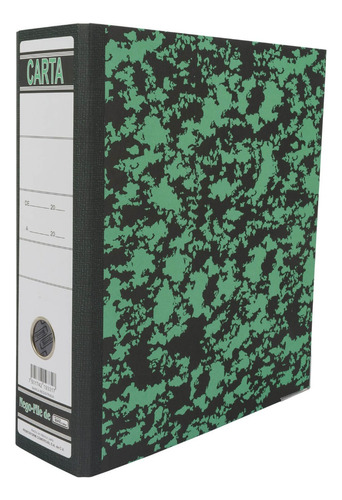 Caja Con 20 Carpeta Recopilador Registrador Verde Carta
