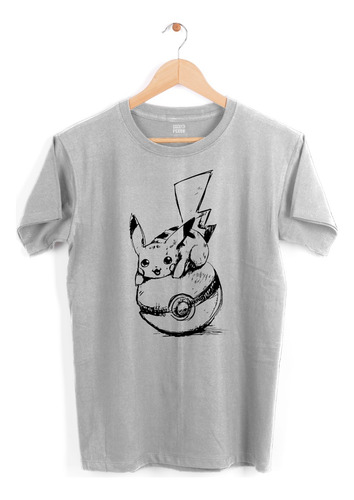 Playera Hombre Pikachu - Pokémon Anime 746