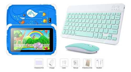 Kit Tablet Celular Funda Teclado Mouse 32gb 2gb Memoria Ram