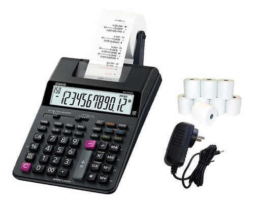 Calculadora Impresora Casio Hr-100 12 Dídigtos Uso Intensivo