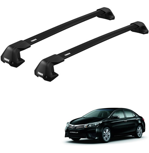 Rack Bagageiro Teto Toyota Corolla 14 Até 19 Evo Edge Thule