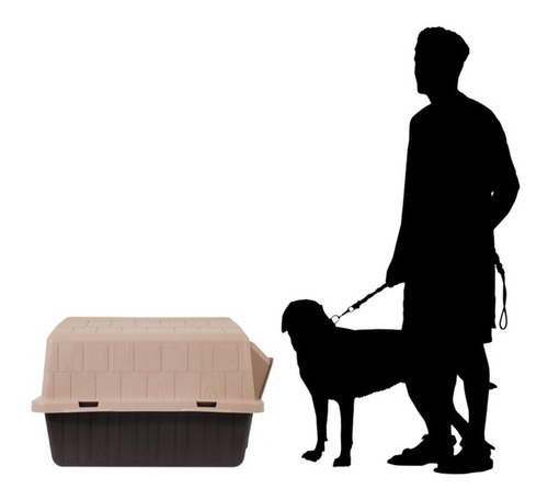 Casa De Perro Para Exterior Grande De Plástico Petbarn I I I