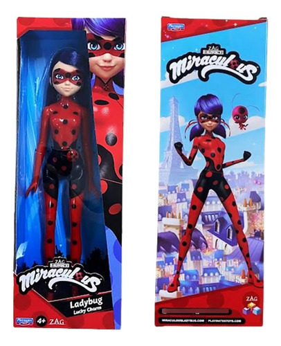 Muñeca Ladybug Lucky Charm Miraculous Zag Heroez