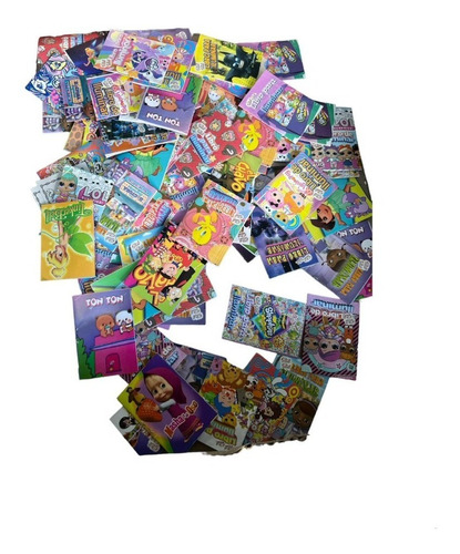 30 Mini Libros Para Colorear Dif Personajes Portatil Mayoreo