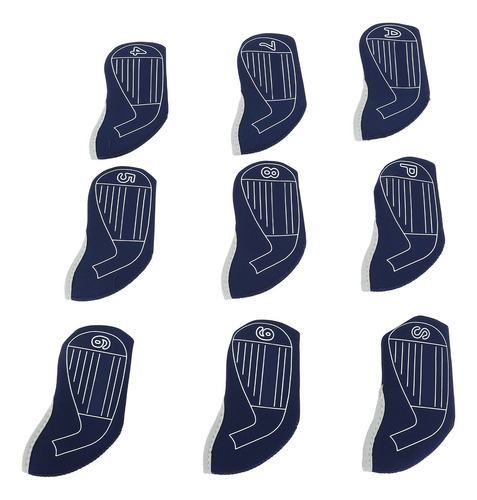 Fundas Protectoras Club Iron Head, 9 Unidades, Fundas Antipo