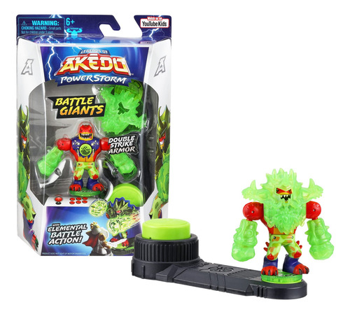 Figura Akedo Power Storm Battle Giants Tremor Fist Tailwhip