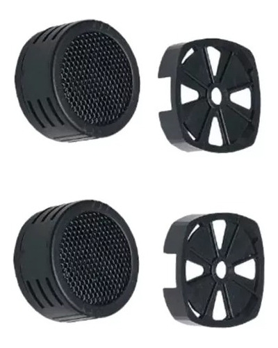 Par De Mini Tweeter Technoise 600 Watts Para Porta / Coluna