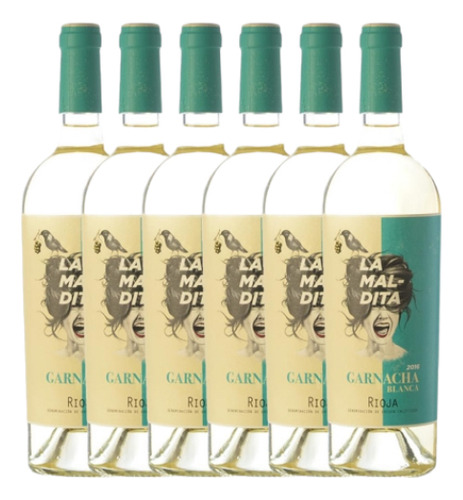 Vinho Espanhol La Maldita Garnacha Blanca / Cx 6 Un.