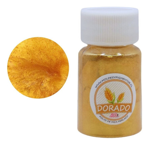 Pigmento Dorado Perlado Para Resina Epóxica - 10gr