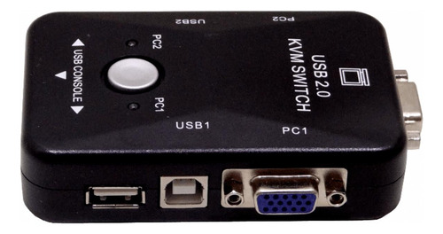 Concentrador Kvm Usb/vga De 2 Puertos Clickbox