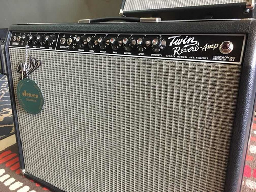 Amplificador Fender Twin-Reverb-Amp preto/prata