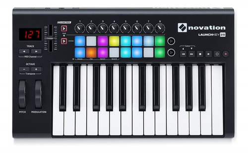 Teclado Controlador Launchkey 25 Mkii Usb Midi - Novation