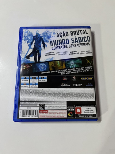 Jogo Dmc Devil May Cry Definitive Edition Ps4 Br Fisica (Recondicionado)