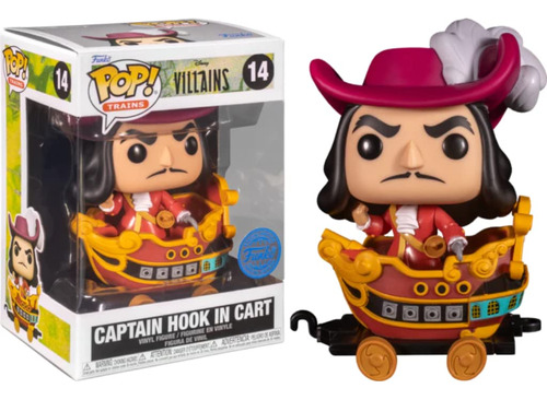 Funko Pop Captain Hook In Cart 14 - Disney Villains 