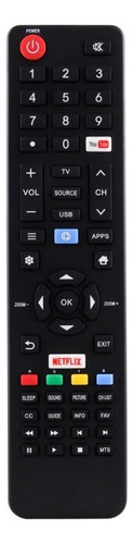 Control Remoto Compatible Fanco Smart Tv Rc320