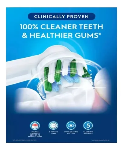 Cepillo Dientes Eléctrico Recargable Smart Clean 360 Oral B