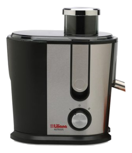 Imagen 2 de 2 de Juguera eléctrica Liliana AJ950 Nutrijug negra y acero inoxidable 220V - 240V con accesorios