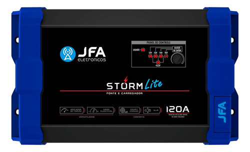 Fonte Carregador Jfa 120a Lite Storm Slim Bivolt