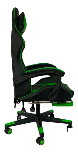 Silla Gamer Reclinable Giratoria Cómoda Con Descansa Pies