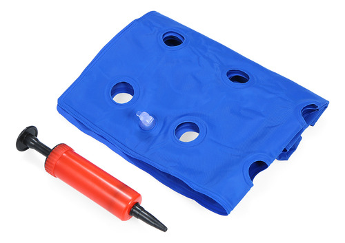 Cojín De Asiento Portátil De Pvc Air Iatable De 18 X 18 PuLG