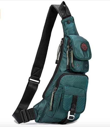 Bolso Honda Nicgid Mochila Bandolera Para Hombre Lysb01mz3hk Color Verde Oscuro 2 Diseño De La Tela Liso