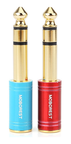 Moborest - Adaptador De Plug 1/4 Pulgadas (6.35mm) A Jack 1/