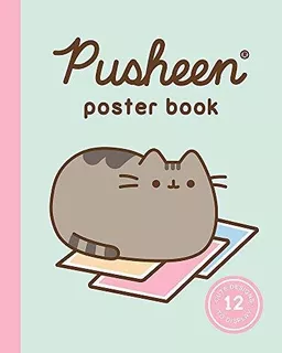 Book : Pusheen Poster Book 12 Cute Designs To Display -...