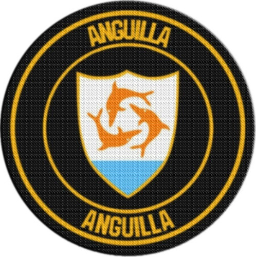 Parche Escudo Circular Anguila M01