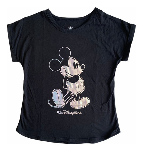 Polera Niña Disney Desde Orlando, Tela Y Estampado Top