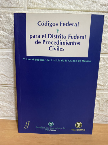 Códigos Federal Y Para El D. F. De Procedimientos Civiles (Usado)