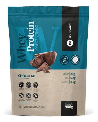 Whey Protein Concentrado - Chocolate - 900g