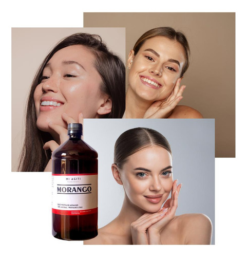 Aceite De Frutilla Natural - 1000ml - Anti-edad Piel Y Cabello