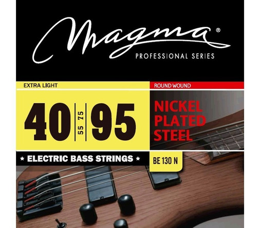 Encordado Bajo Magma nickel 040 Be-130n 4 Cuerdas