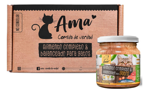 Alimento Natural Ama Pet Gato Caja 1,2 Kg 