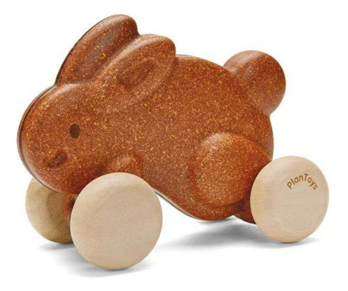 Juego De Arrastre Conejo De Madera Plan Toys By Allegro