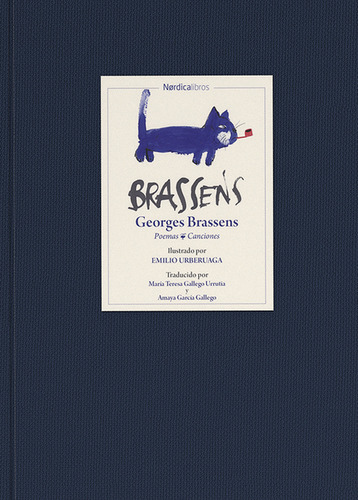 Libro Brassens, De Georges Brassens. Editorial Nordica, Tapa Dura, Edición 1 En Español, 2021