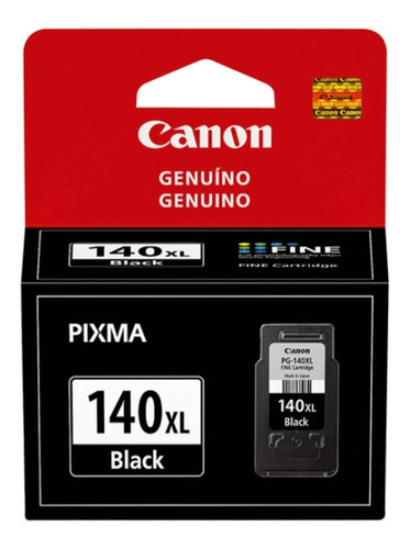 Cartucho De Tinta Canon Pixma Pg- 140 Xl Negro 5200b001ab