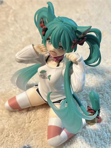 Cx Figura Miku Con Orejas De Gato For Niñas, Modelo De