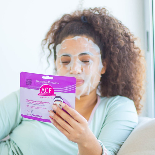 Acf Mascarilla Facial Reafirmante Triple Accion Antioxidante Tipo De Piel Todo Tipo De Piel