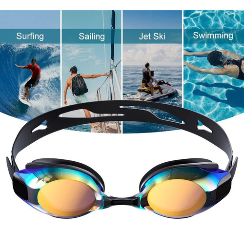Hdyar Gafas De Natación Polarizadas Para Miopía, Antivaho, G