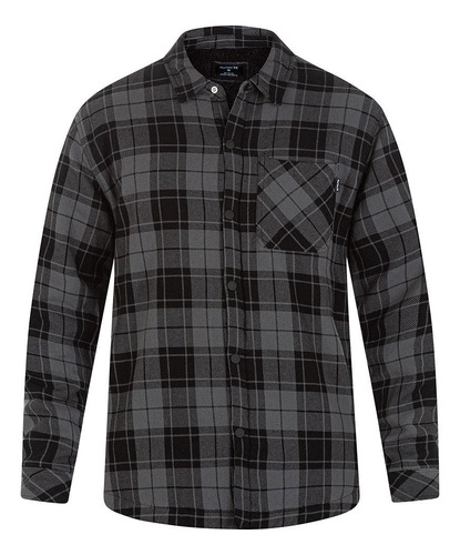 Camisa Santa Cruz Sherpa Sha Iron Grey Hurley