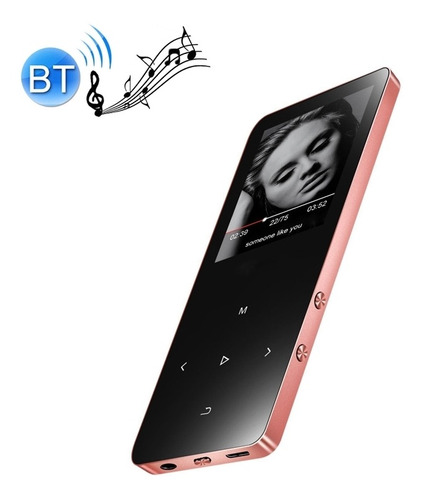 X2 Reproductor De Música Mp4 Mp3 Bluetooth Con Pantalla Táct