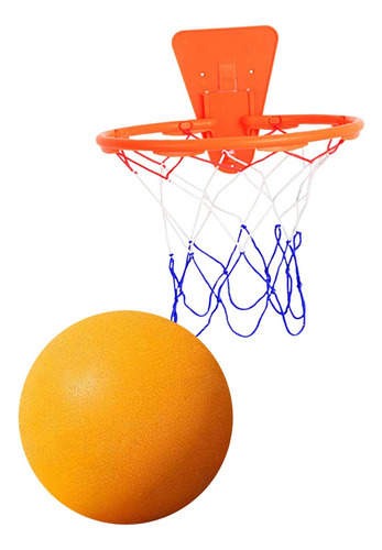 Baloncesto Silencioso Con Aro, Pelota De Naranja Talla 7