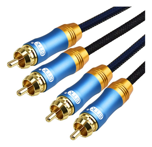 Cable Rca, Emk 2rca Macho A 2rca Macho Estreo Cable De Audio