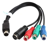 Comprar Cable Adaptador Super Video S-vhs A Video Componente Hdtv