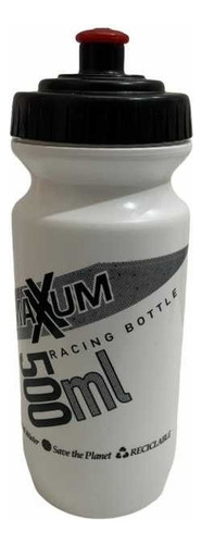 Botella Caramañola Maxxum 500cc Pico Antiderrame Bici Gym Color Blanca